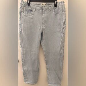 Seven7 Light Blue & White Seersucker Stripe Chinos